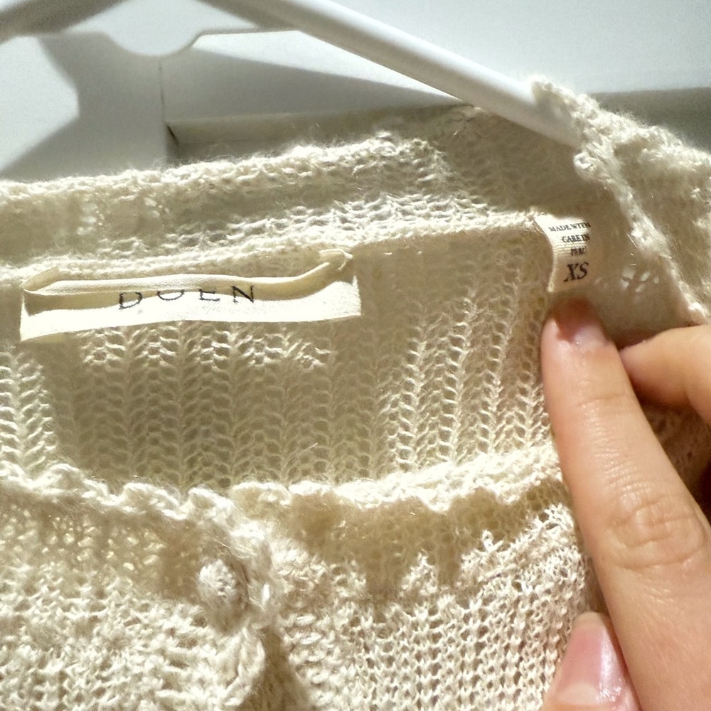 Doen Cream Knit Sweater